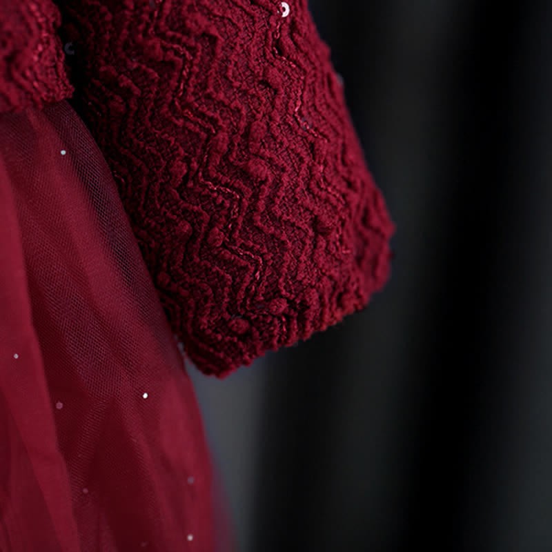 Baby Ribbed Mesh Dress and Cardigan - image 8