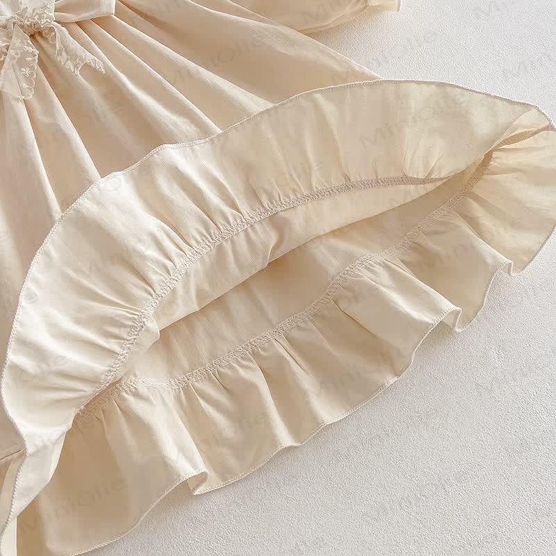 Baby Toddler Solid Color Bow Dress/Bodysuit - image 20