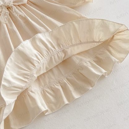 Baby Toddler Solid Color Bow Dress/Bodysuit - image 20