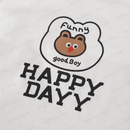 Baby Toddler Bear Patch Hooded and Jogger 3-piece Set - image 10