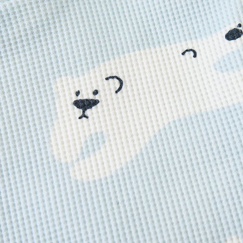 Baby Bear Blue Waffle 2-piece Set - image 5