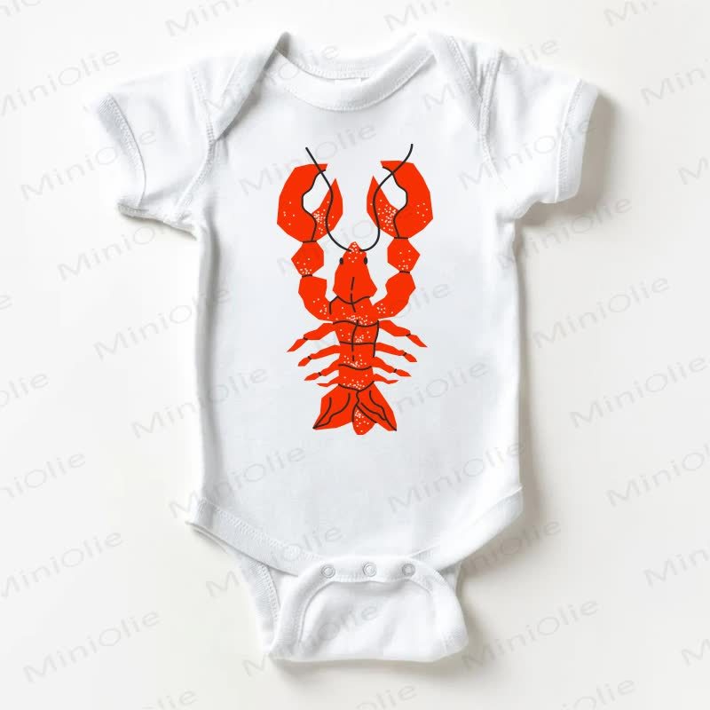 Baby Lobster White Bodysuit - White - 18-24M - image 1