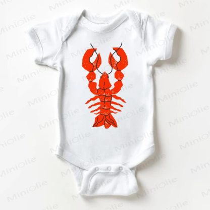 Baby Lobster White Bodysuit - White - 18-24M - image 1