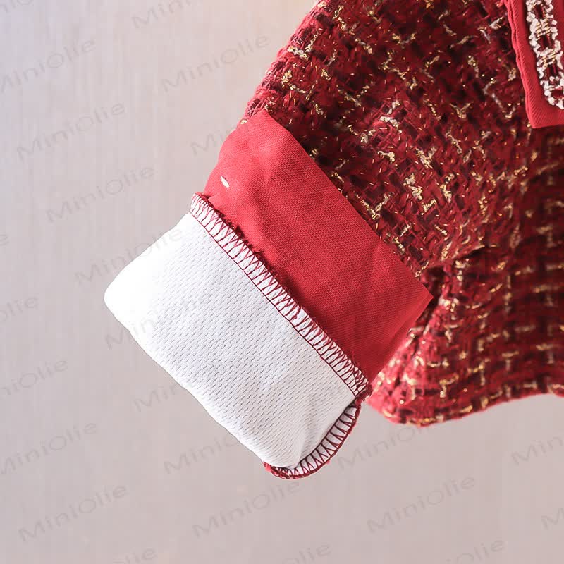 Baby Toddler Bow Sweet Red Set - image 11