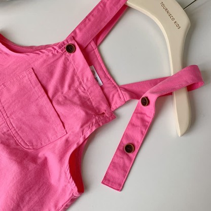 Toddler Solid Color Youthful Overalls - image 18