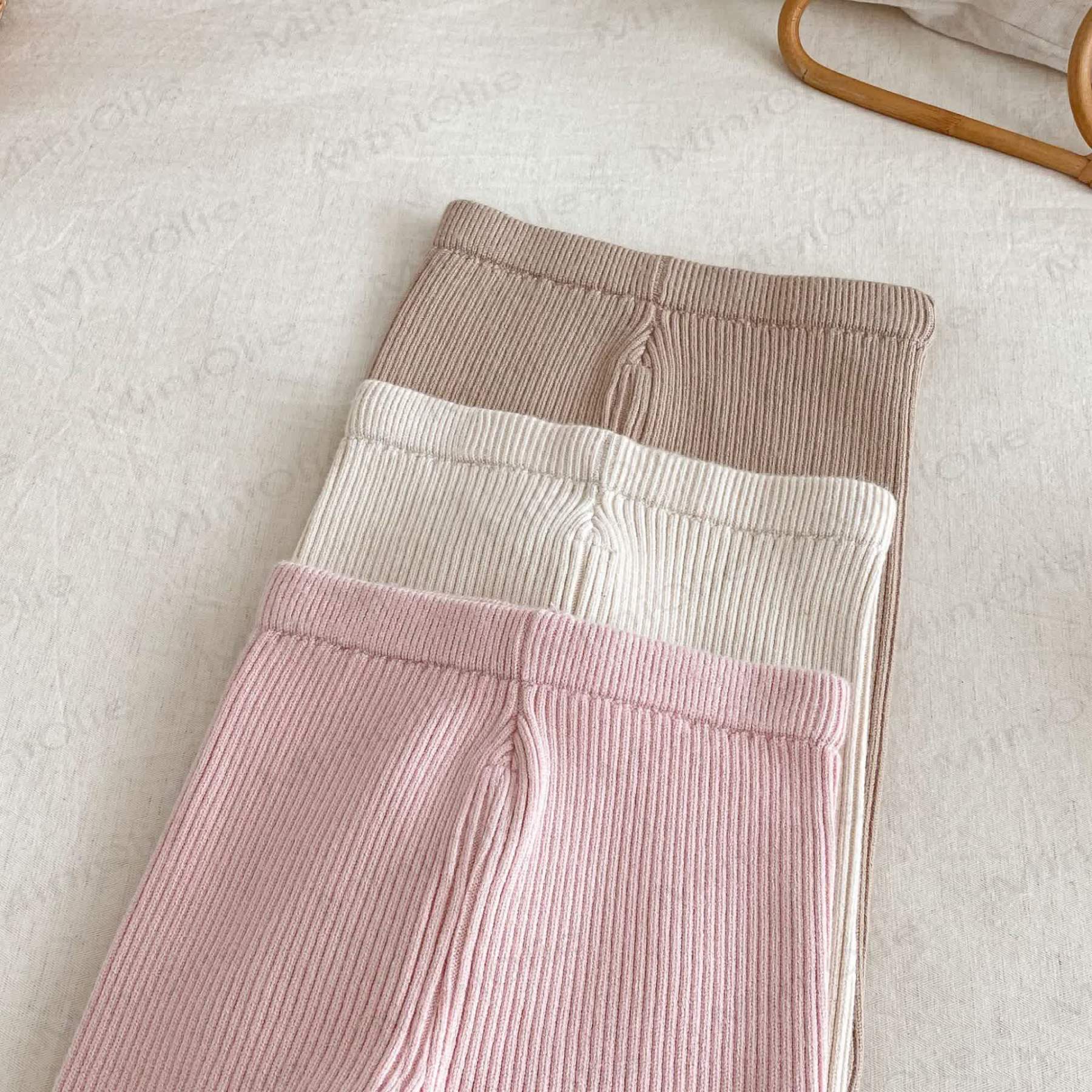 Baby Toddler Girl Embroidered Bunny Knitted Leggings - image 7