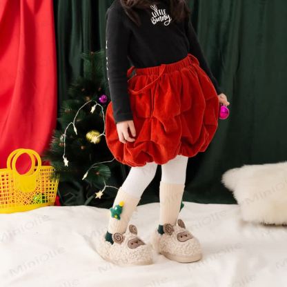 Baby Christmas 3D Doll Warm Floor Socks - image 8