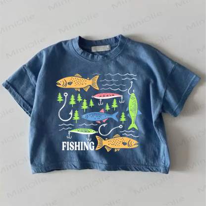 FISHING Baby Blue T-shirt - Blue - 18-24M - image 1