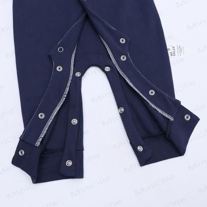 Baby Boy Bow Tie Gentleman Suit Romper - image 9