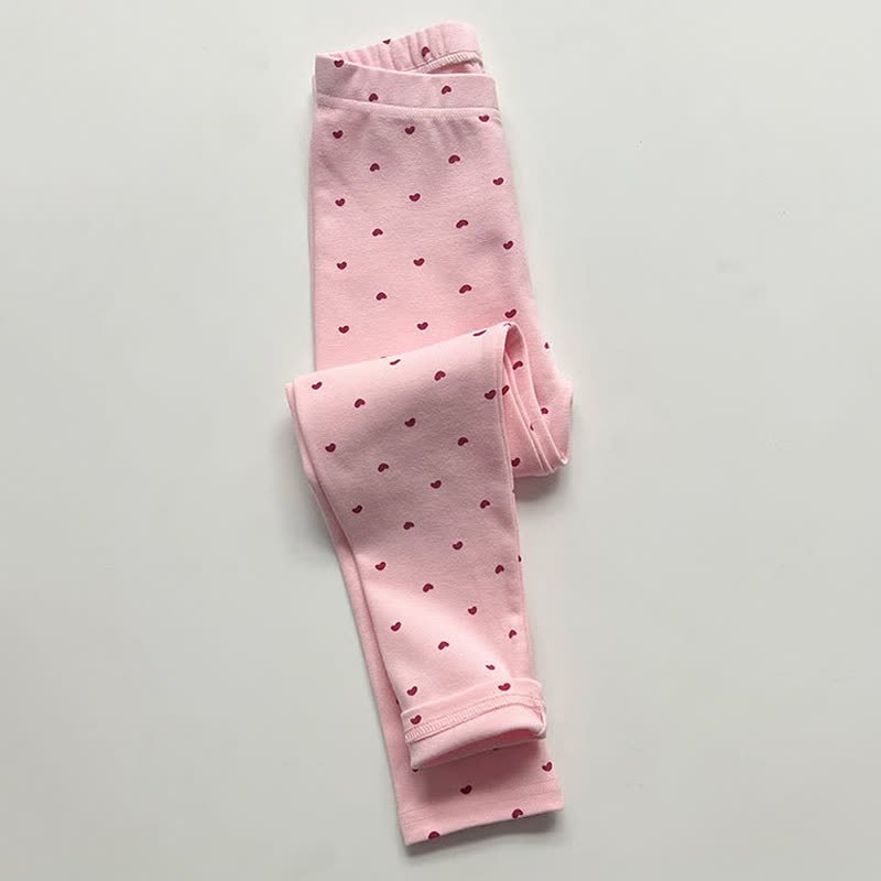 Toddler Kid Girl Leggings - Pink Love - 14Y - image 3