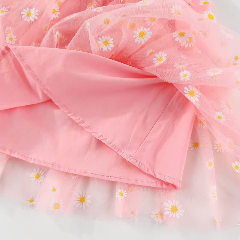 Toddler Daisy Tulle Layered Dress - image 9