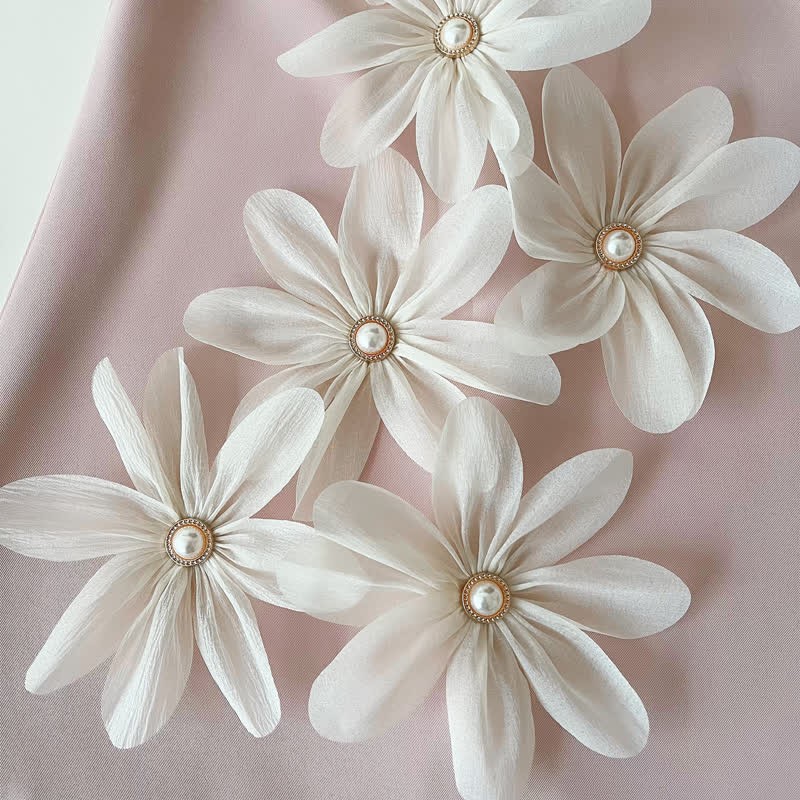 Toddler 3D Flower Sleeveless Graceful Dress - image 14