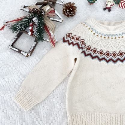 Kid Christmas Jacquard Sweater - image 11
