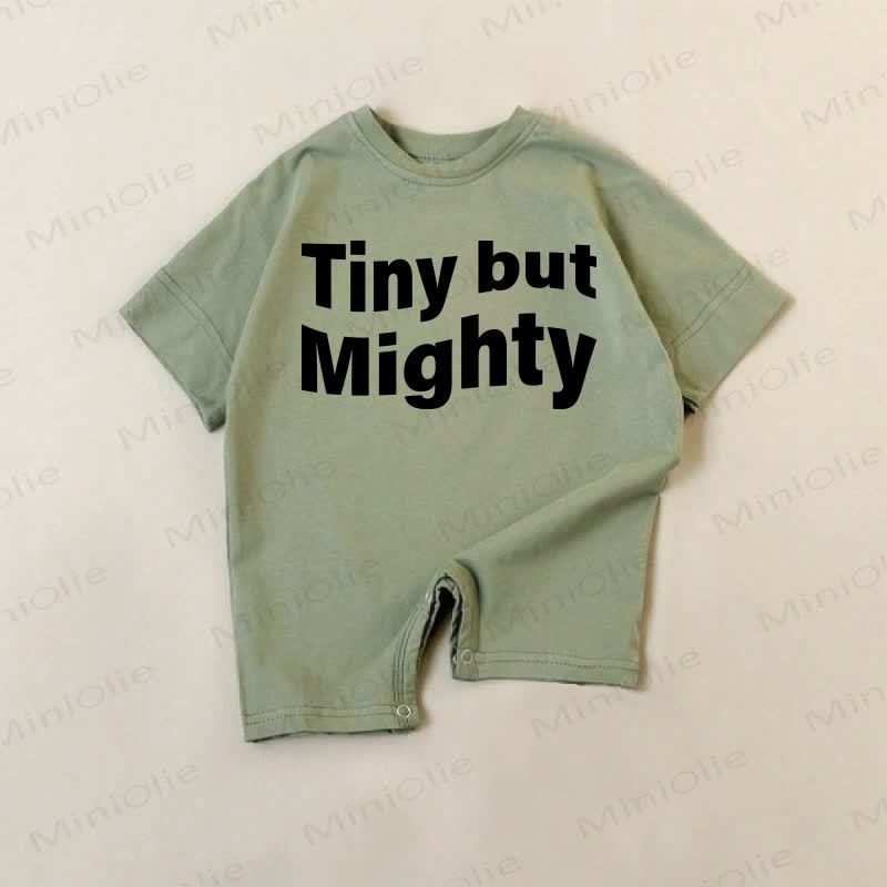 TINY BUT MIGHTY Baby Green Romper - Green - 18-24M - image 1