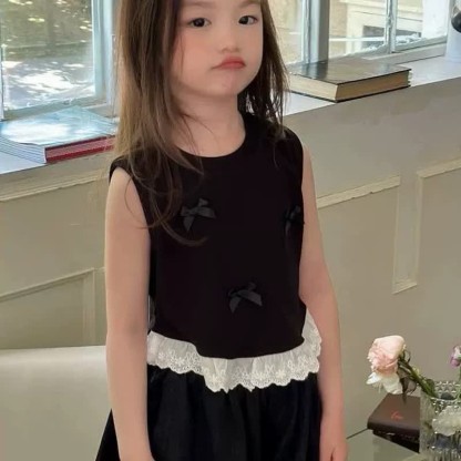 Toddler Girl Bow Lace Tank - image 6