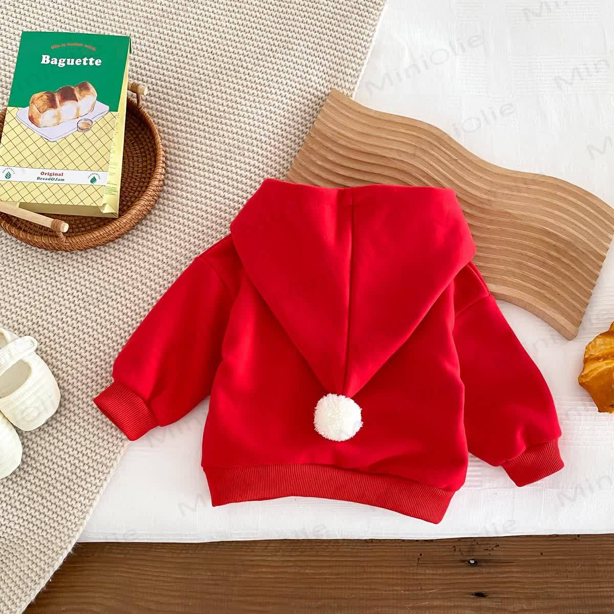 MERRY CHRISTMAS Baby Snowman Elk Santa Claus Hoodie - image 13