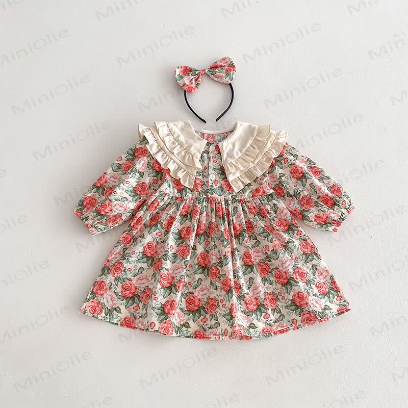 Baby Toddler Rose Red Dress/Bodysuit - Dress - 5-7T - image 10