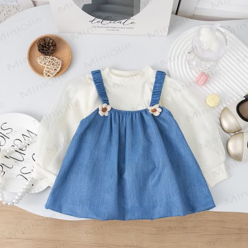 Baby Toddler Bow Dress and Mesh Top - image 4