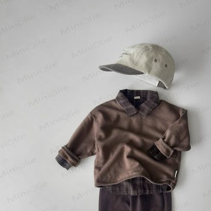 Baby Toddler Solid Color Loose T-Shirt - image 11