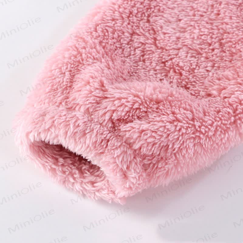 Toddler Warm Plush Hoodie Pants Pyjama Set - image 10