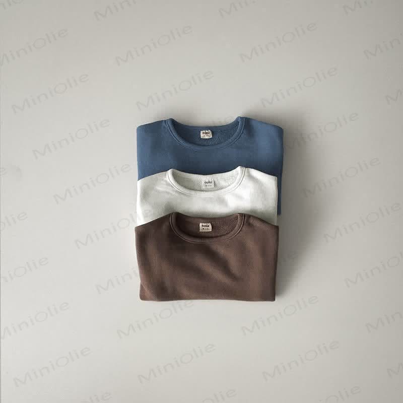 Baby Toddler Solid Color Loose T-Shirt - image 3