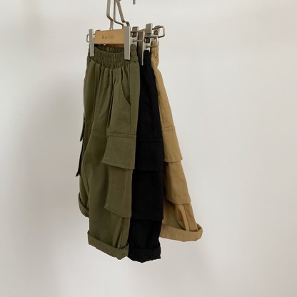 Toddler Boy Worker Solid Color Pants - image 10