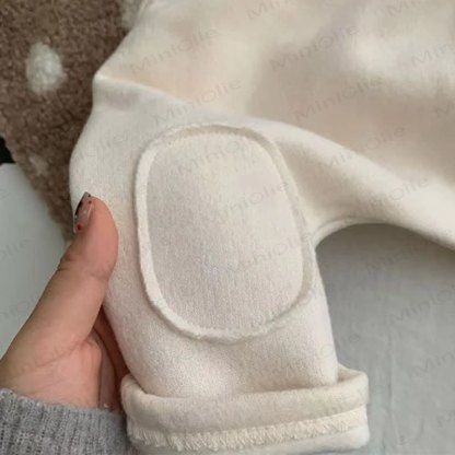 Baby Solid Color Fleece Jogger Pants - image 7