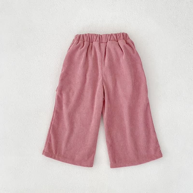 Baby Plain Corduroy Pleated Lace Pocket Pants - image 15