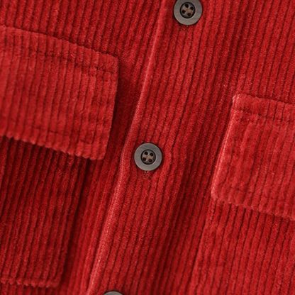 Baby Solid Color Corduroy Cargo Romper - image 15