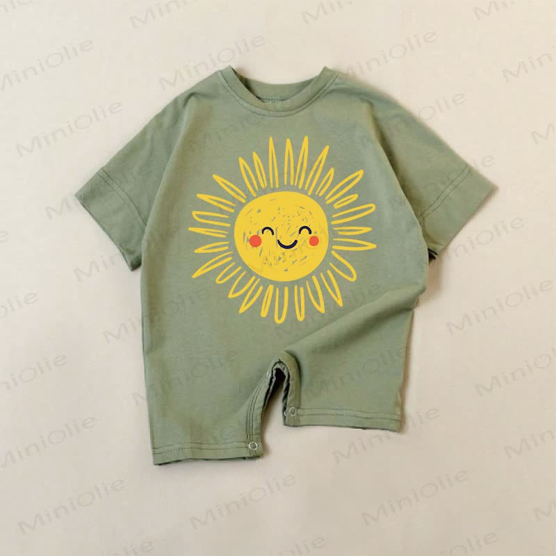 Baby Sun Green Romper - Green - 18-24M - image 1