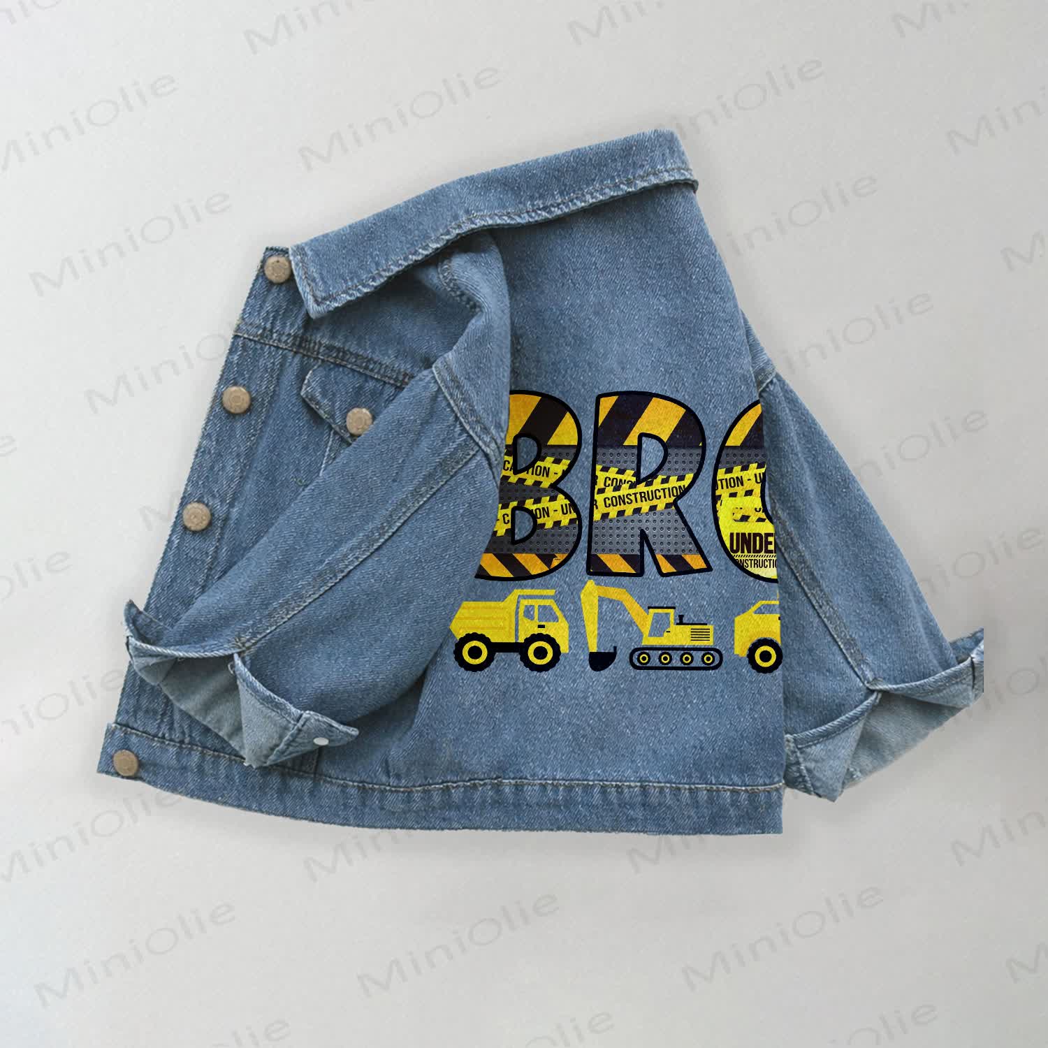 BRO Toddler Kid Denim Jacket - Blue - 10-11T - image 1