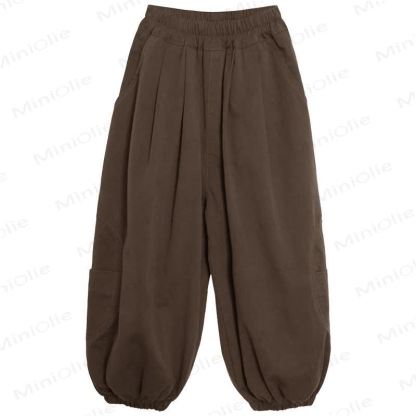 Toddler Plain Design Loose Jogger Pants - image 5