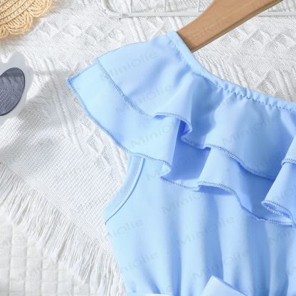 Toddler Flower Bow Tulle Charming Dress - image 19