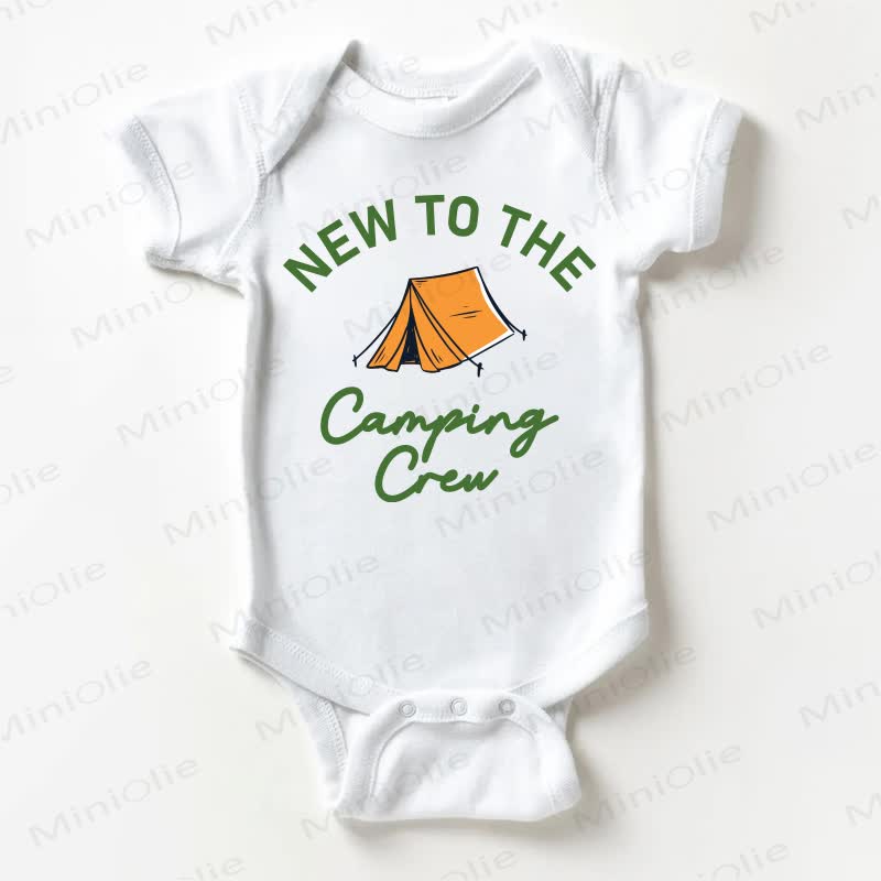 NEW TO THE CAMPING CREW Baby White Bodysuit - White - 18-24M - image 1