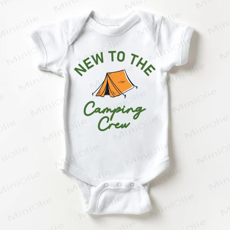 NEW TO THE CAMPING CREW Baby White Bodysuit - White - 18-24M - image 1