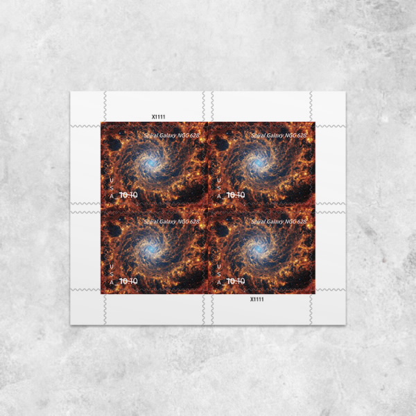 2025 Spiral galaxy Priority Mail Postage Stamps