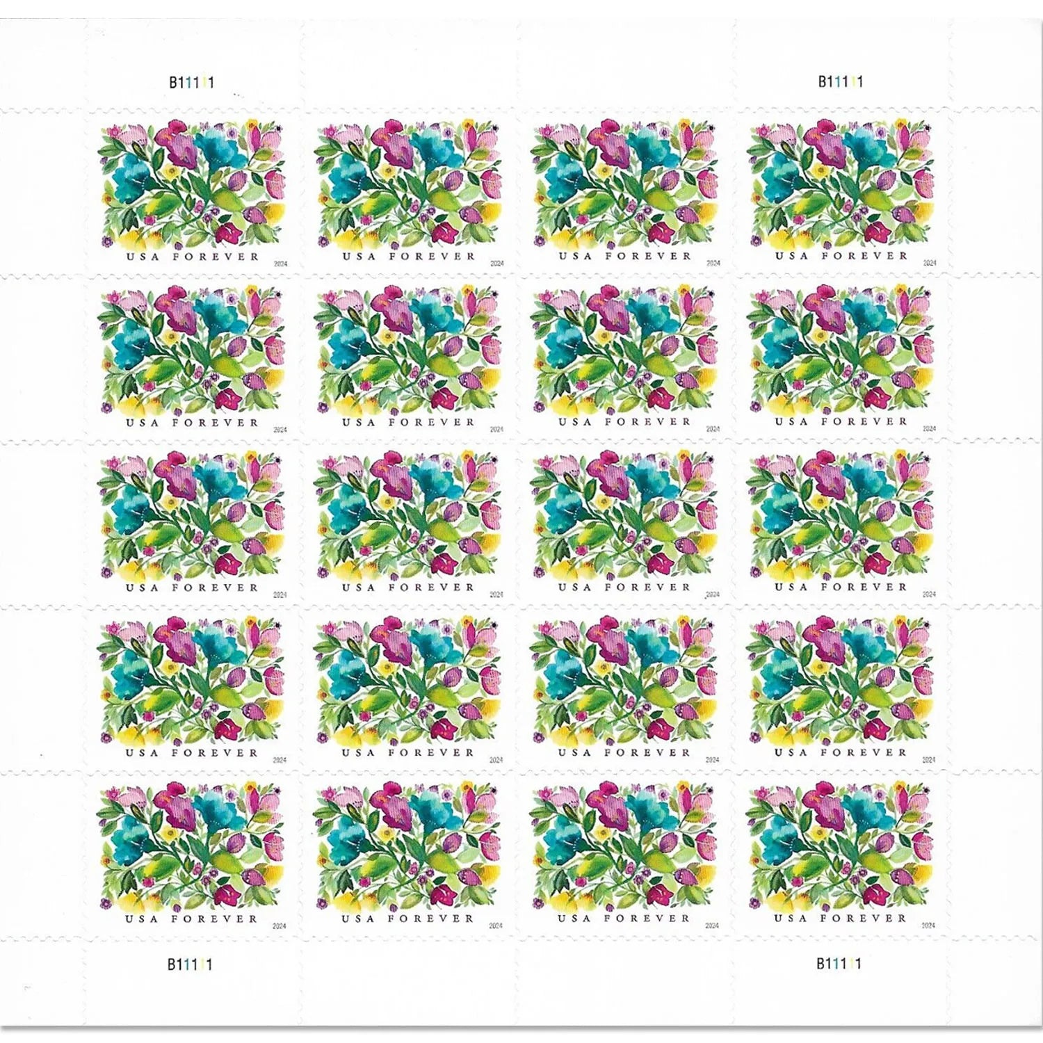 2024 Celebration Blooms Forever First Class Postage Stamps