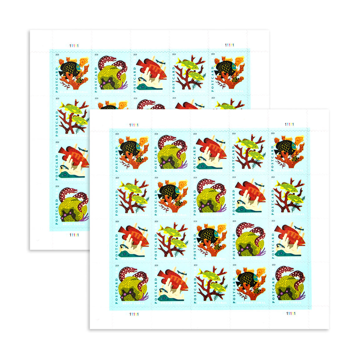 2019 Coral Reefs Forever Postcard Stamps(For Postcard Only)