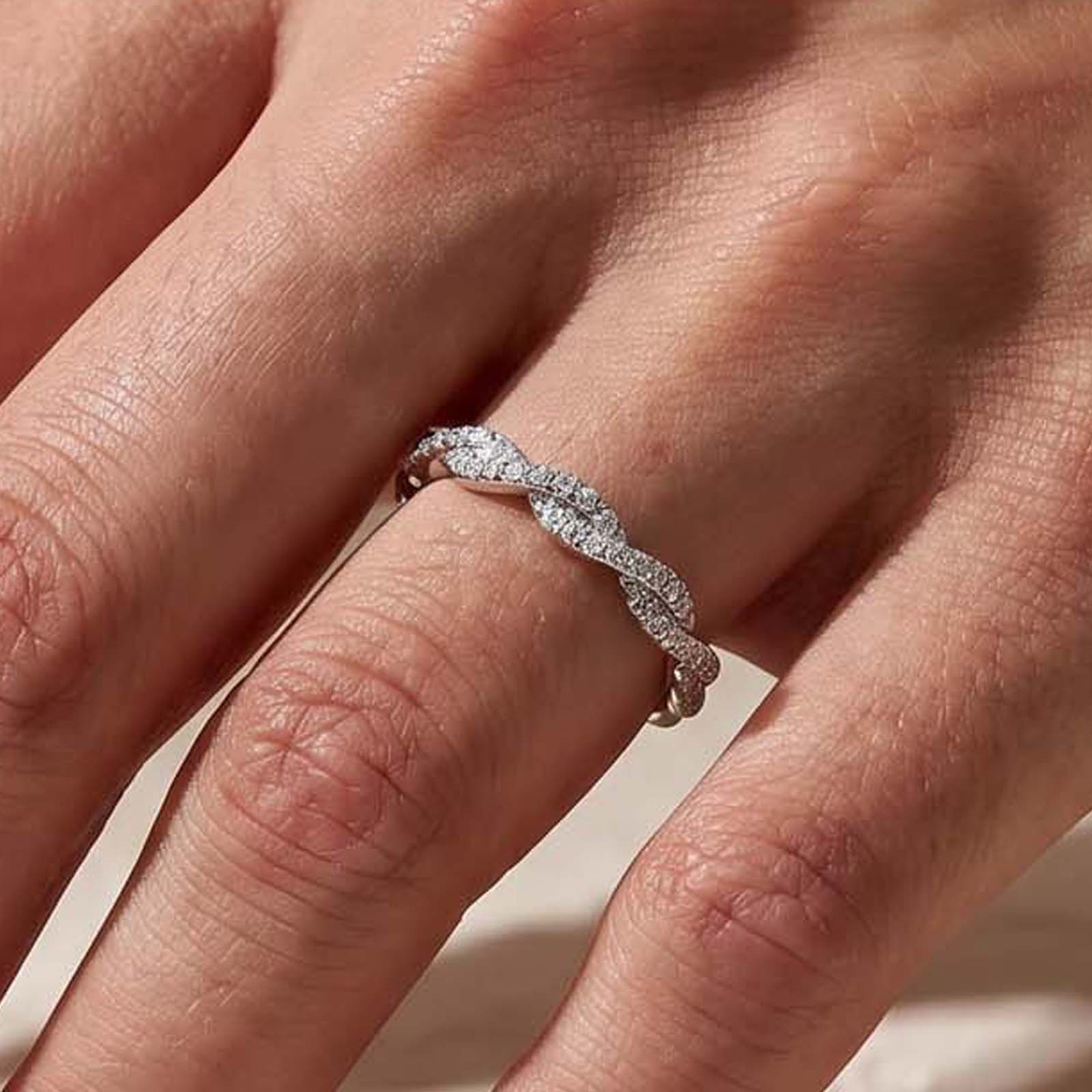 レディース JSjewelry】S925 wave ring 10.5号 新品未使用