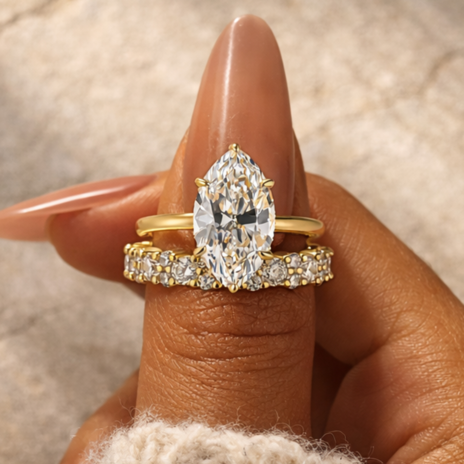 Maxine Special Marquise Cut Wedding Set-Maxinejewelry – Maxine Jewelry