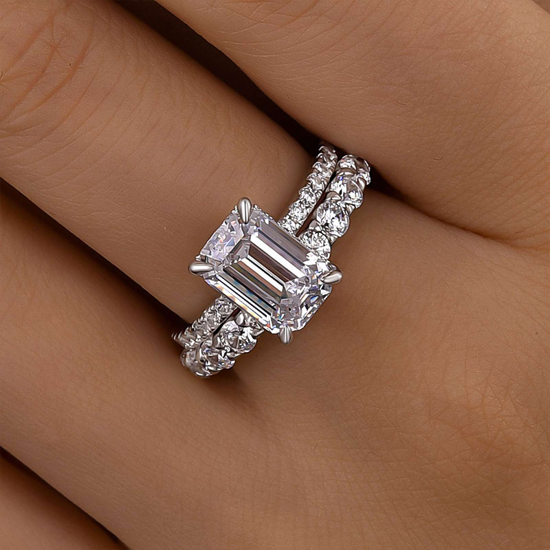 Classic emerald cut engagement rings hotsell
