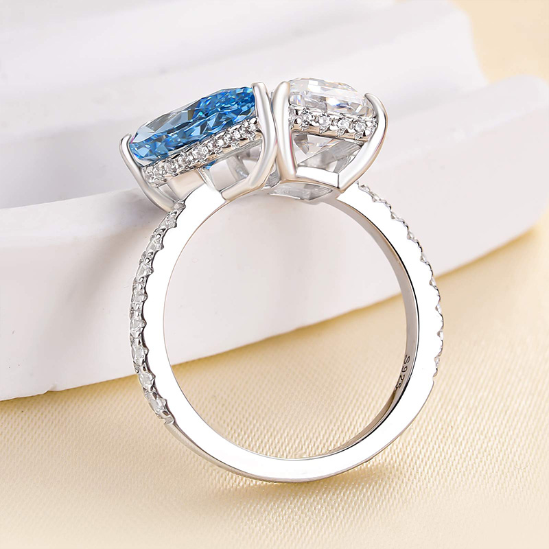 Blue stones in on sale rings