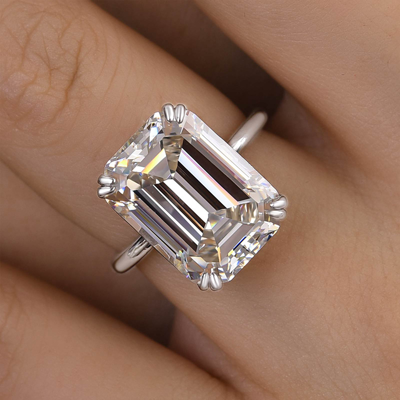 Emerald Cut Diamond Rings – Ascot Diamonds
