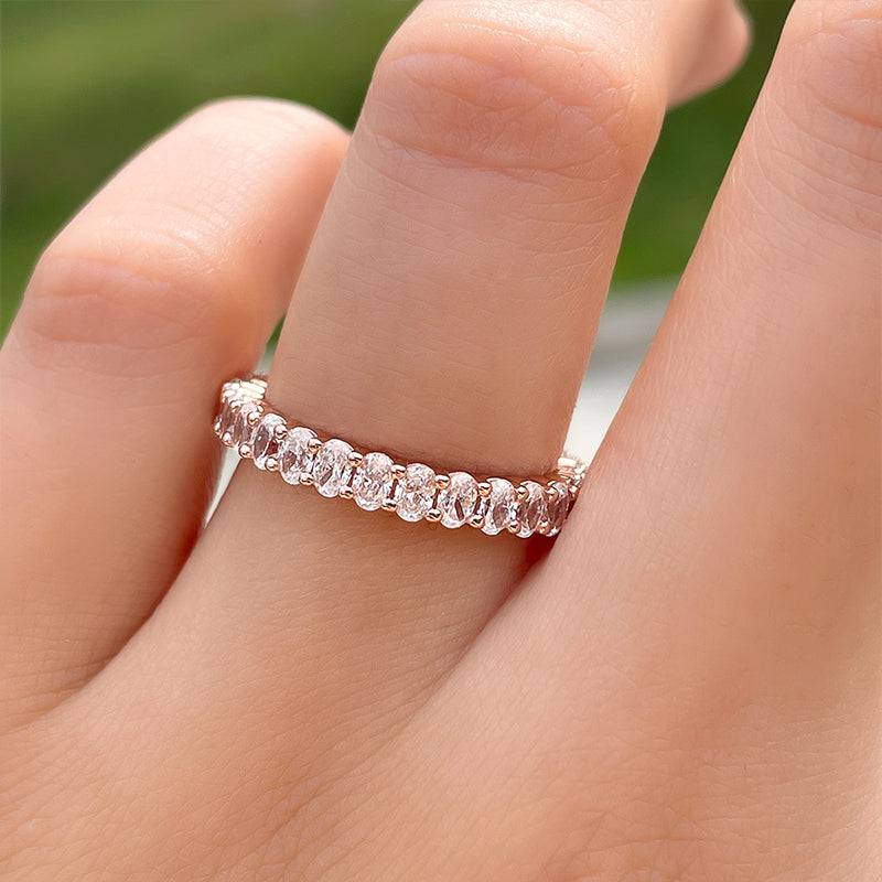 Fake diamond 2024 eternity rings