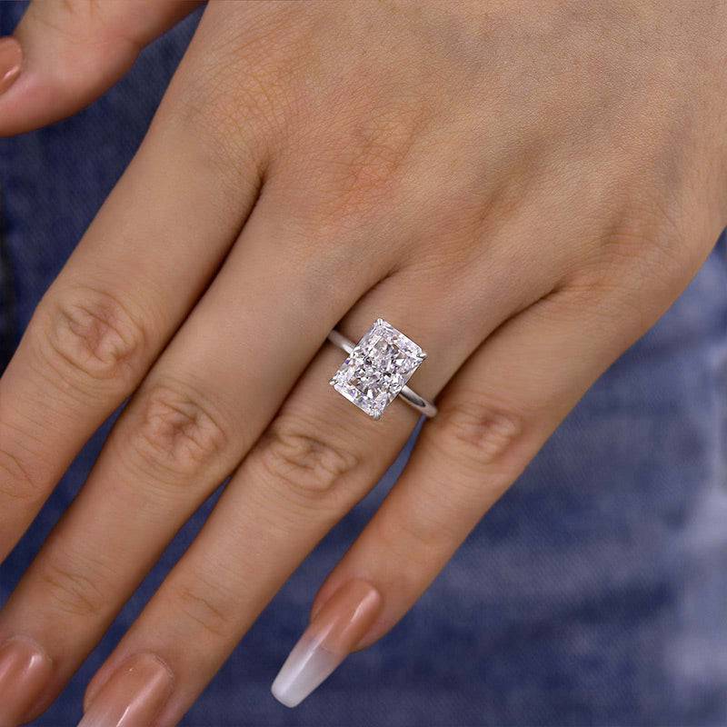 Buy Luxury Engagement Ring. Round Cut Classic Engagement Ring. Sterling  Silver High Quality Cz Wedding Ring. Solitaire Ring. Promise Ring. Online  in India - Etsy