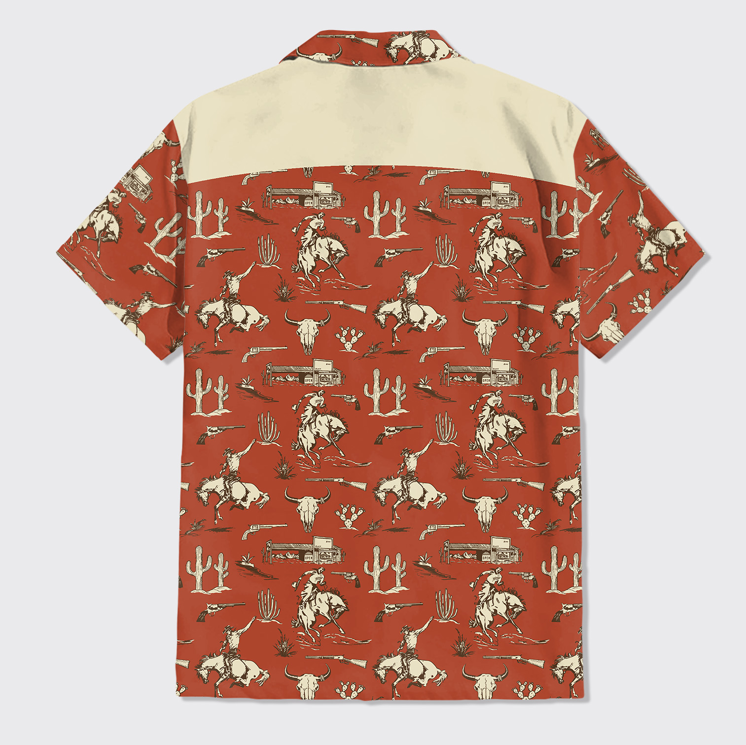 Cactus Cowboy Hat Button Up Shirts