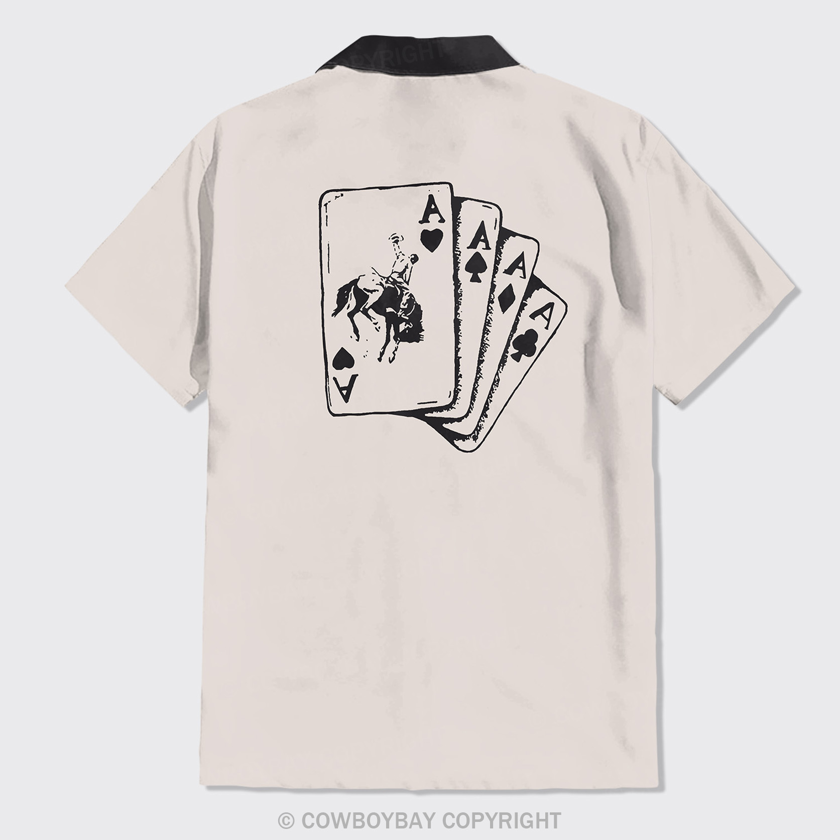 Playing Card Button Up Shirts
