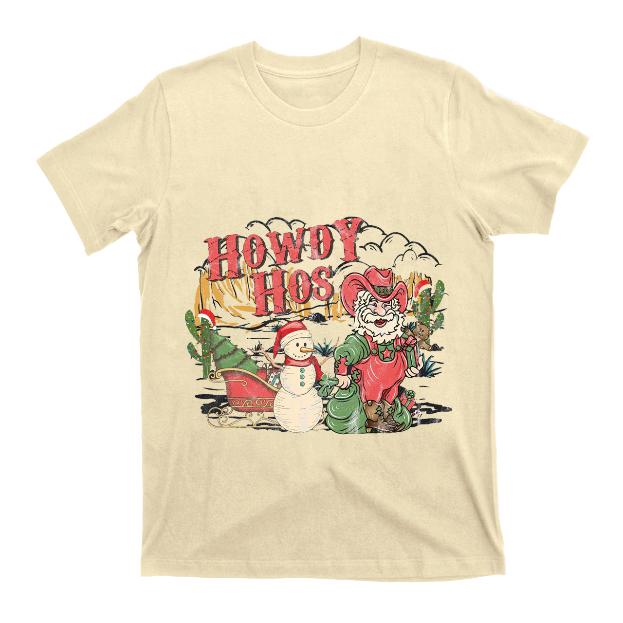 Christmas Denim Collection �?Howdy Hos T-Shirt