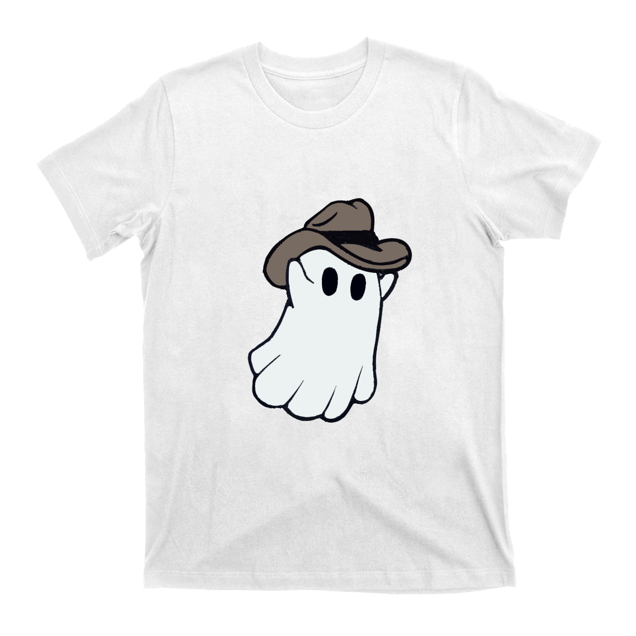 Western Halloween Ghost Cowboy T-Shirt