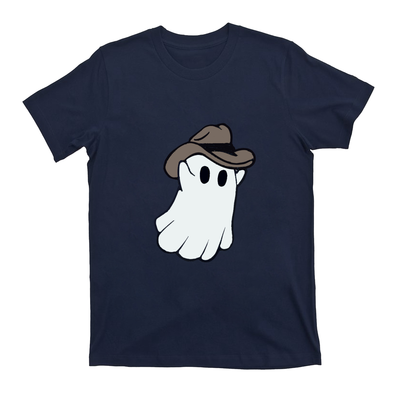 Western Halloween Ghost Cowboy T-Shirt